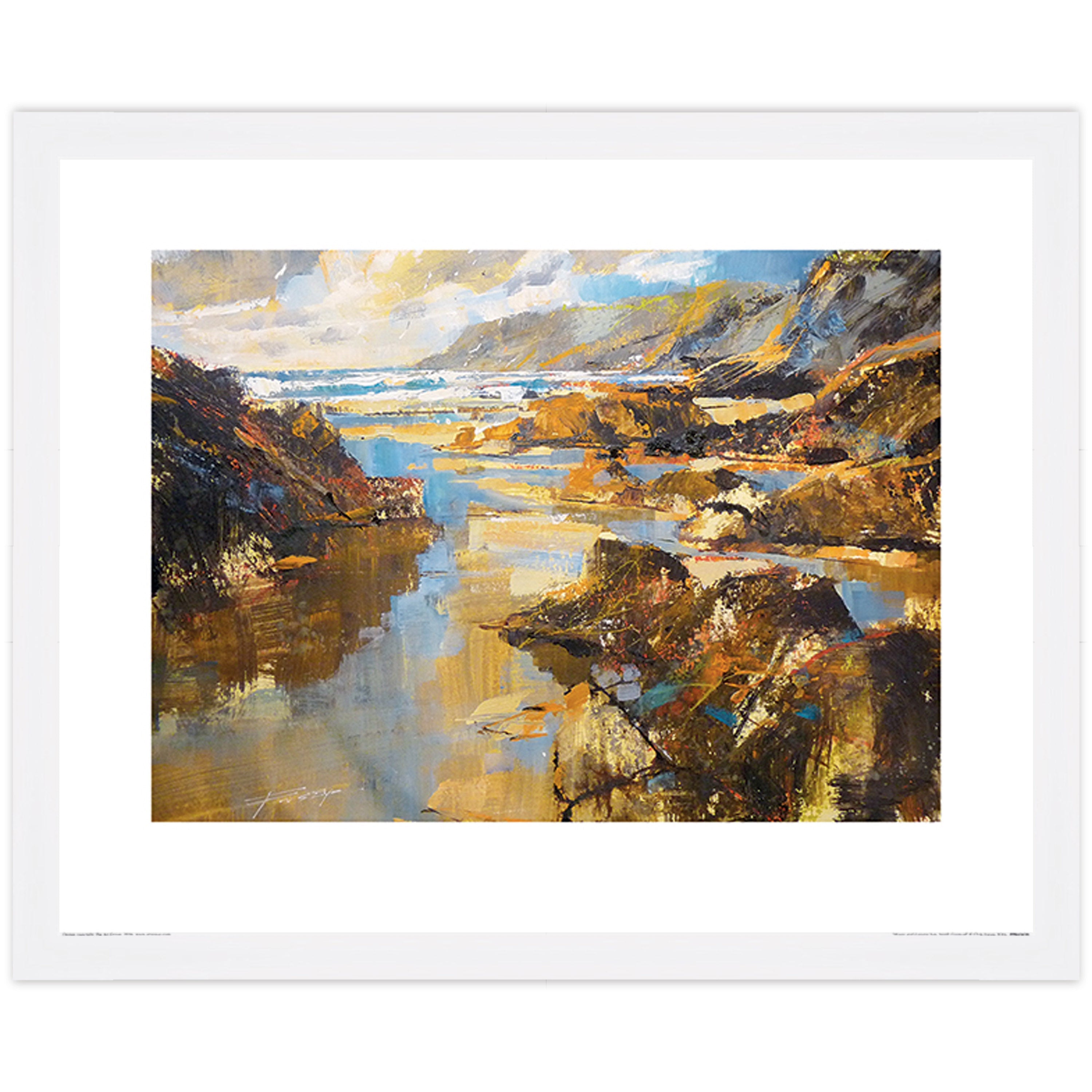 Waves and Evening Sun, North Cornwall