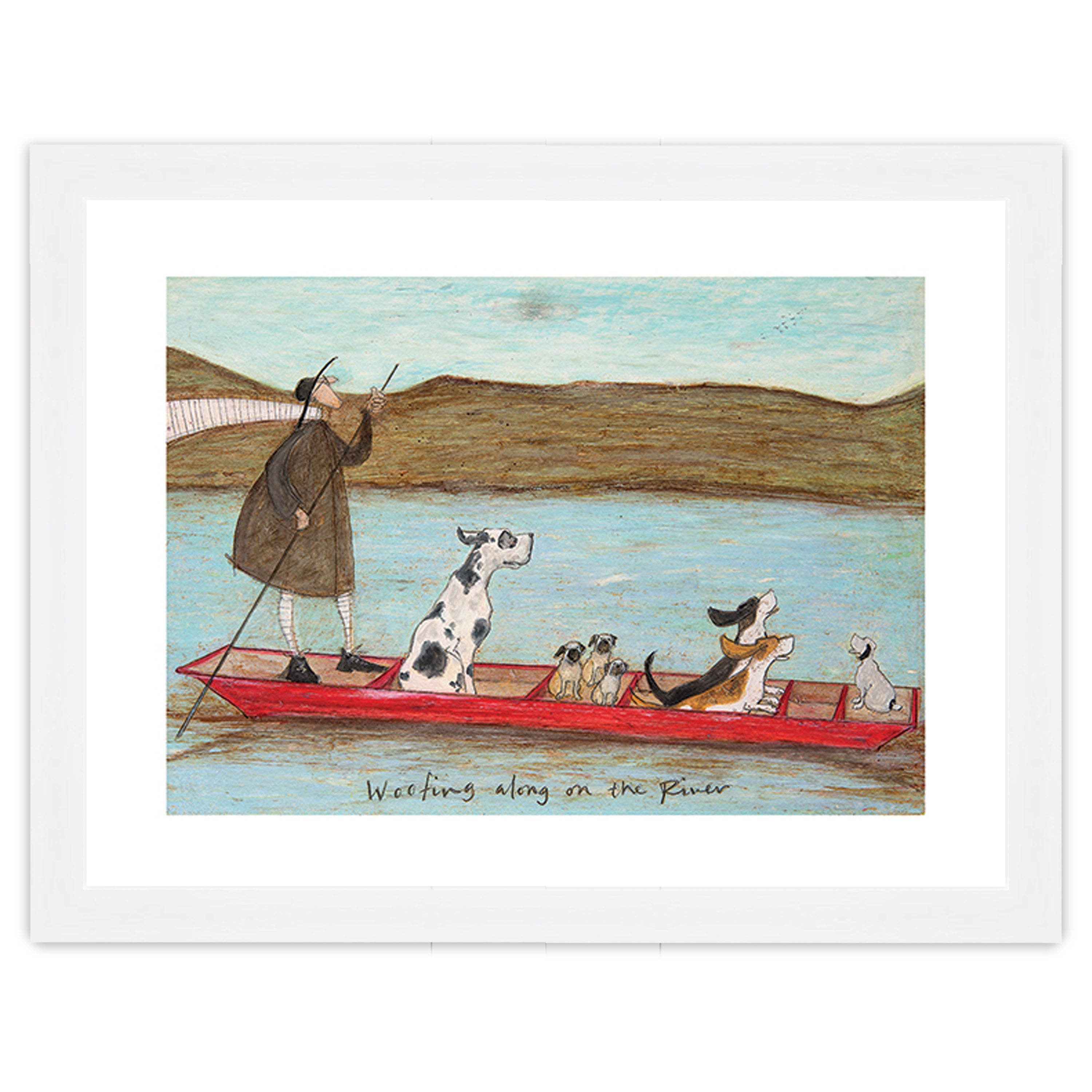 Woofing along on the River