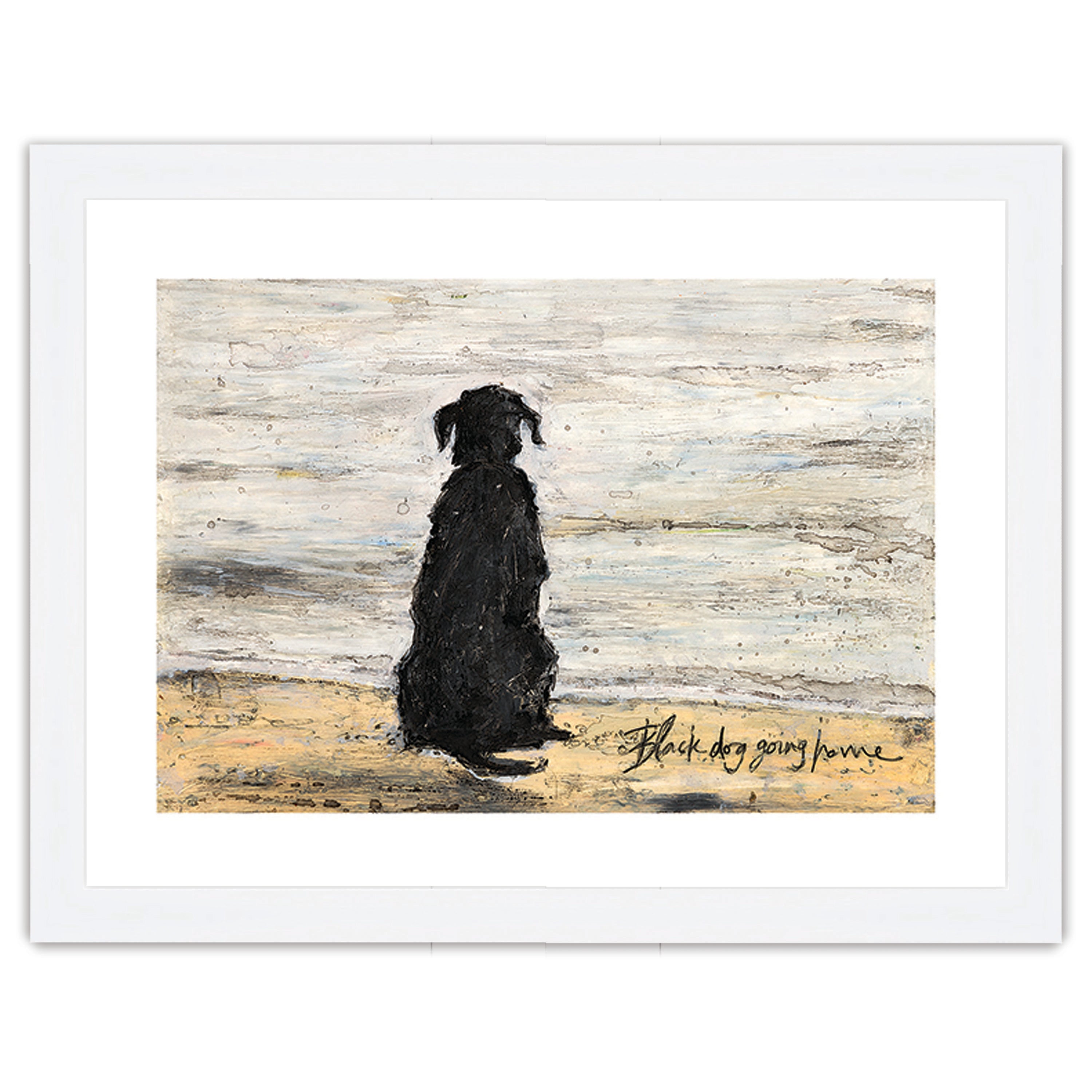 Black Dog Going Home