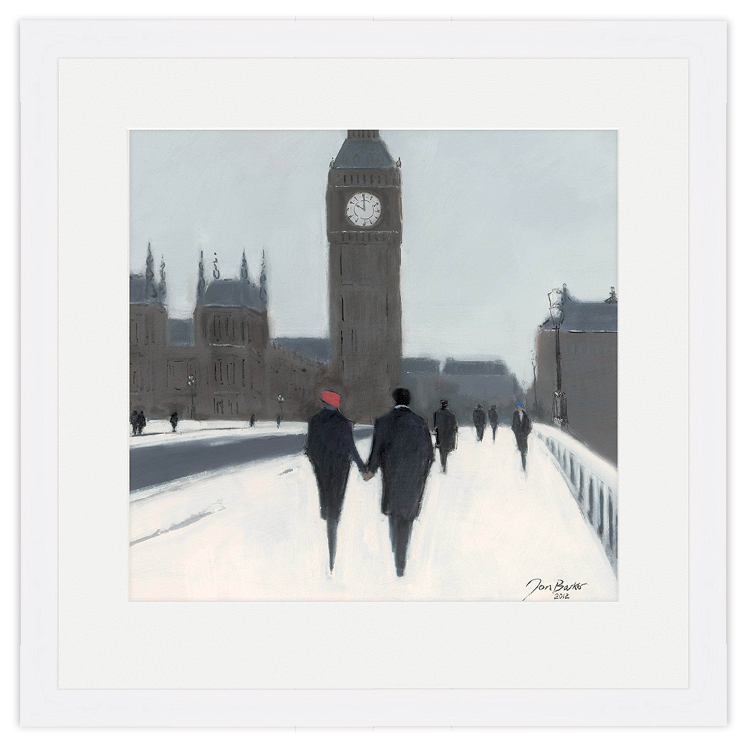 Big Ben, Red Beret and Snow