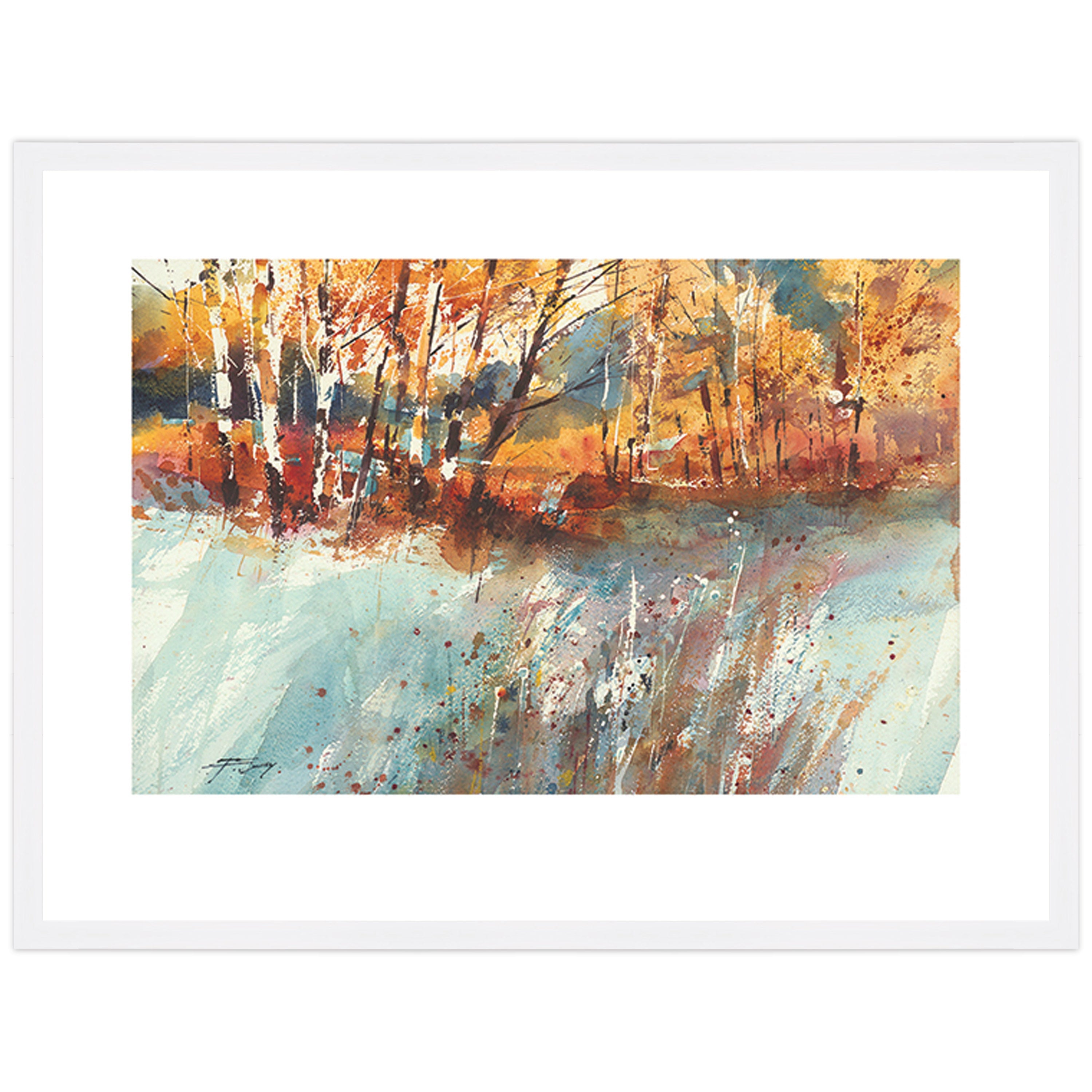 Frost & Autumn Birches