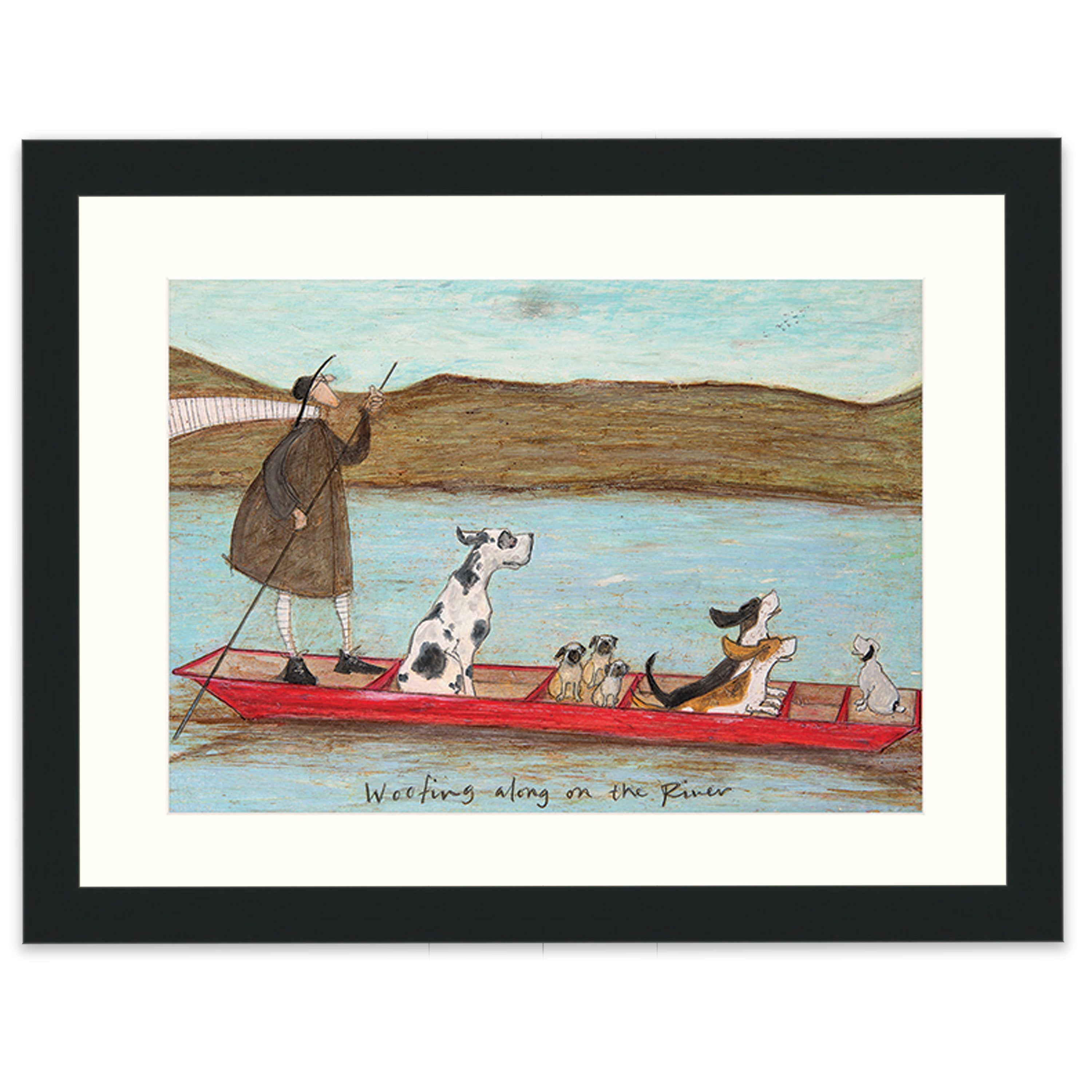 Woofing along on the River