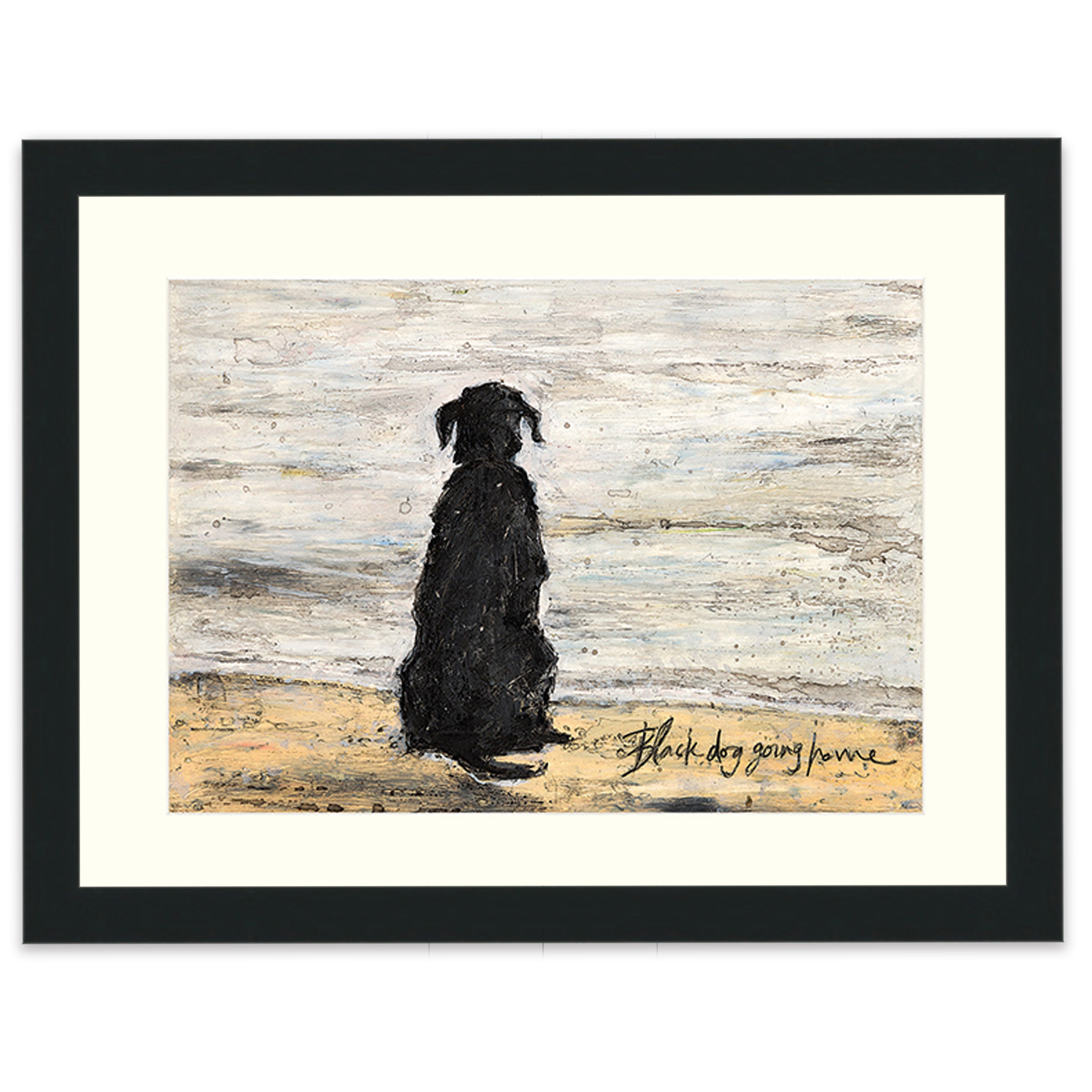 Black Dog Going Home