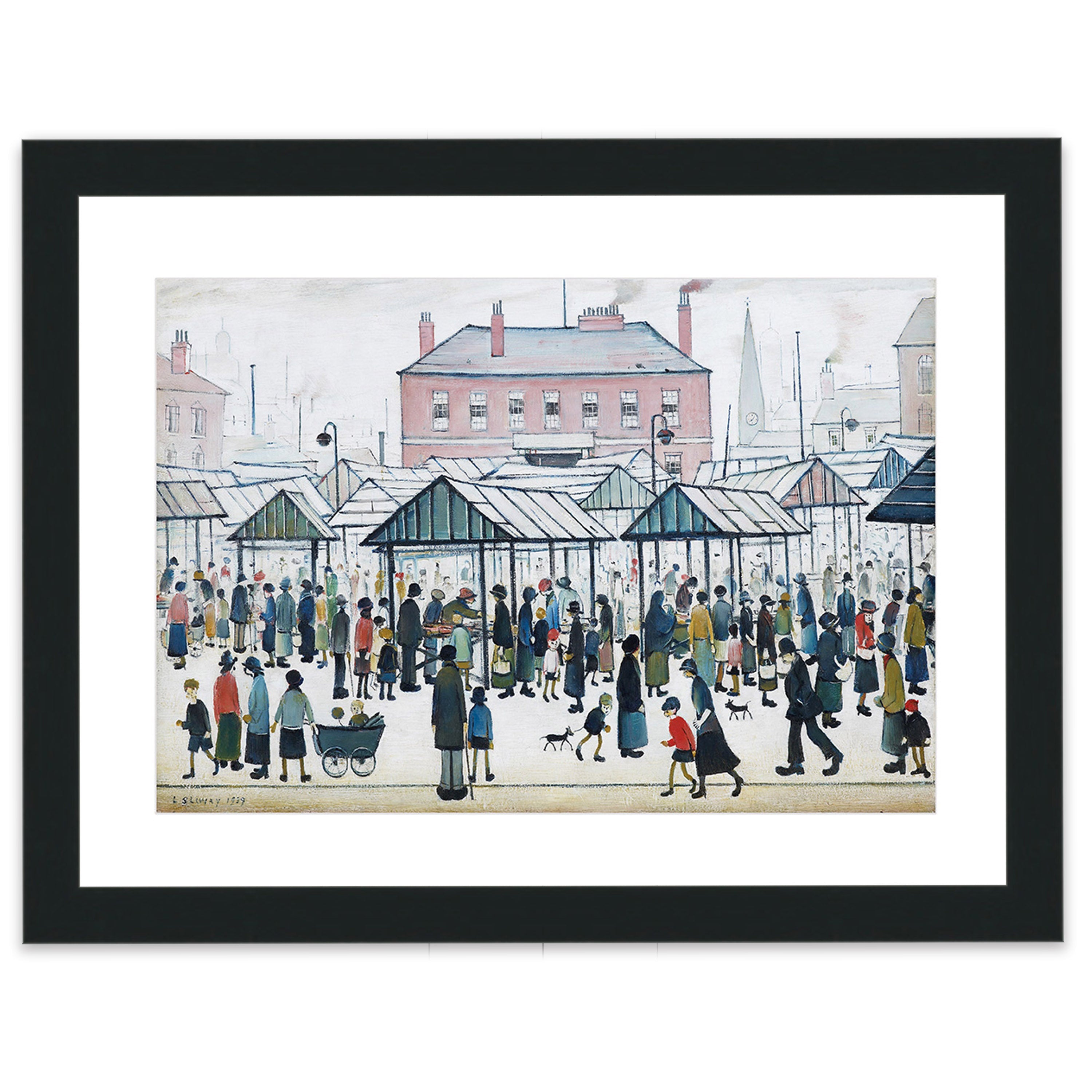 Market Scene, Northern Town, 1939