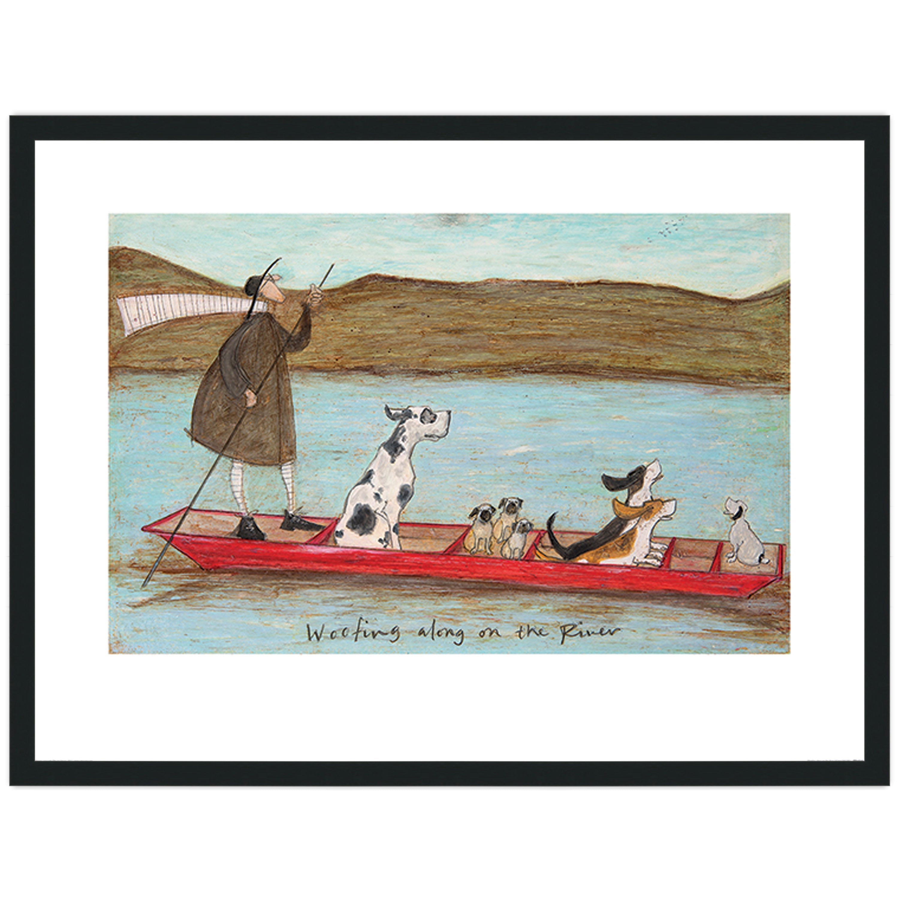 Woofing along on the River