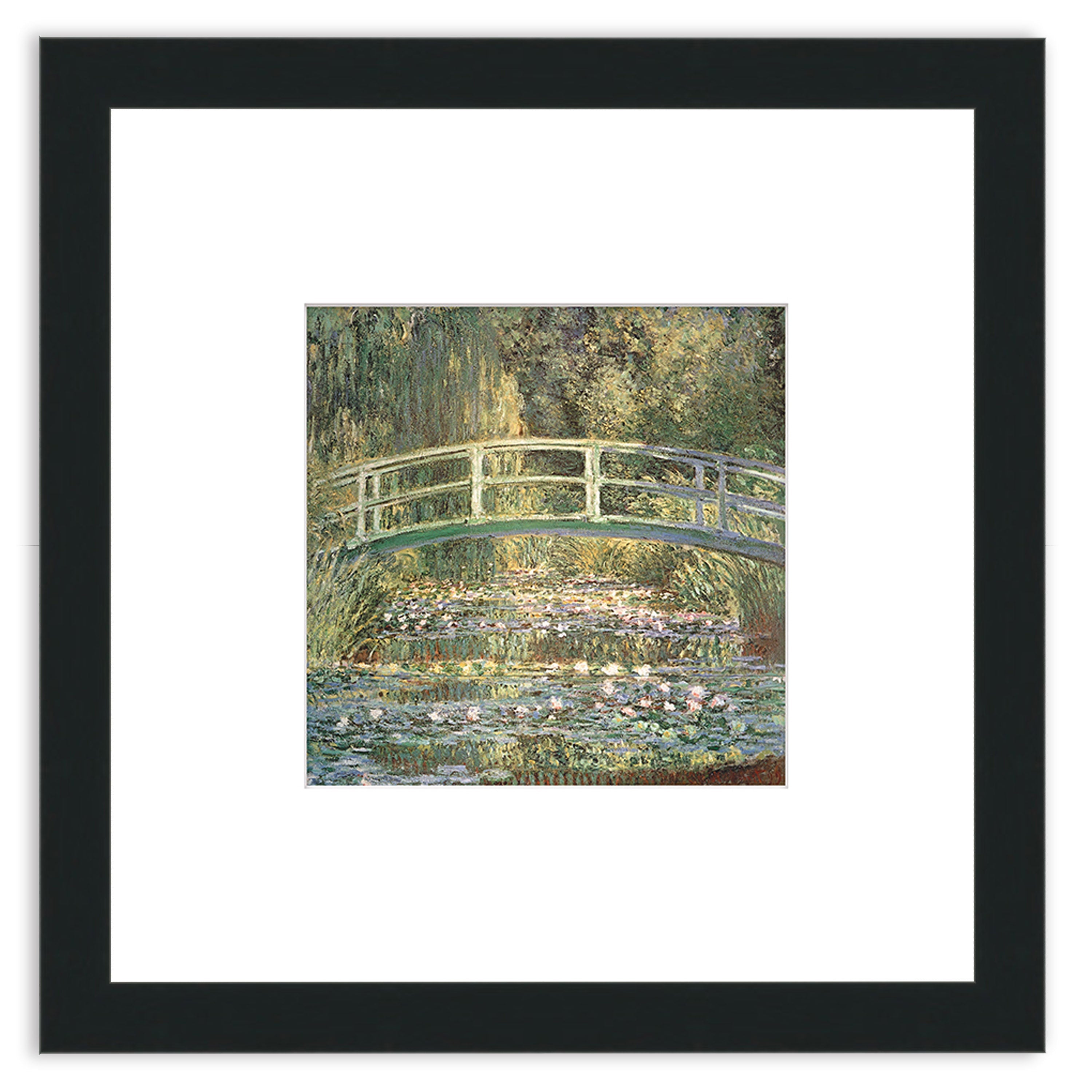 Waterlilies and Japanese Bridge