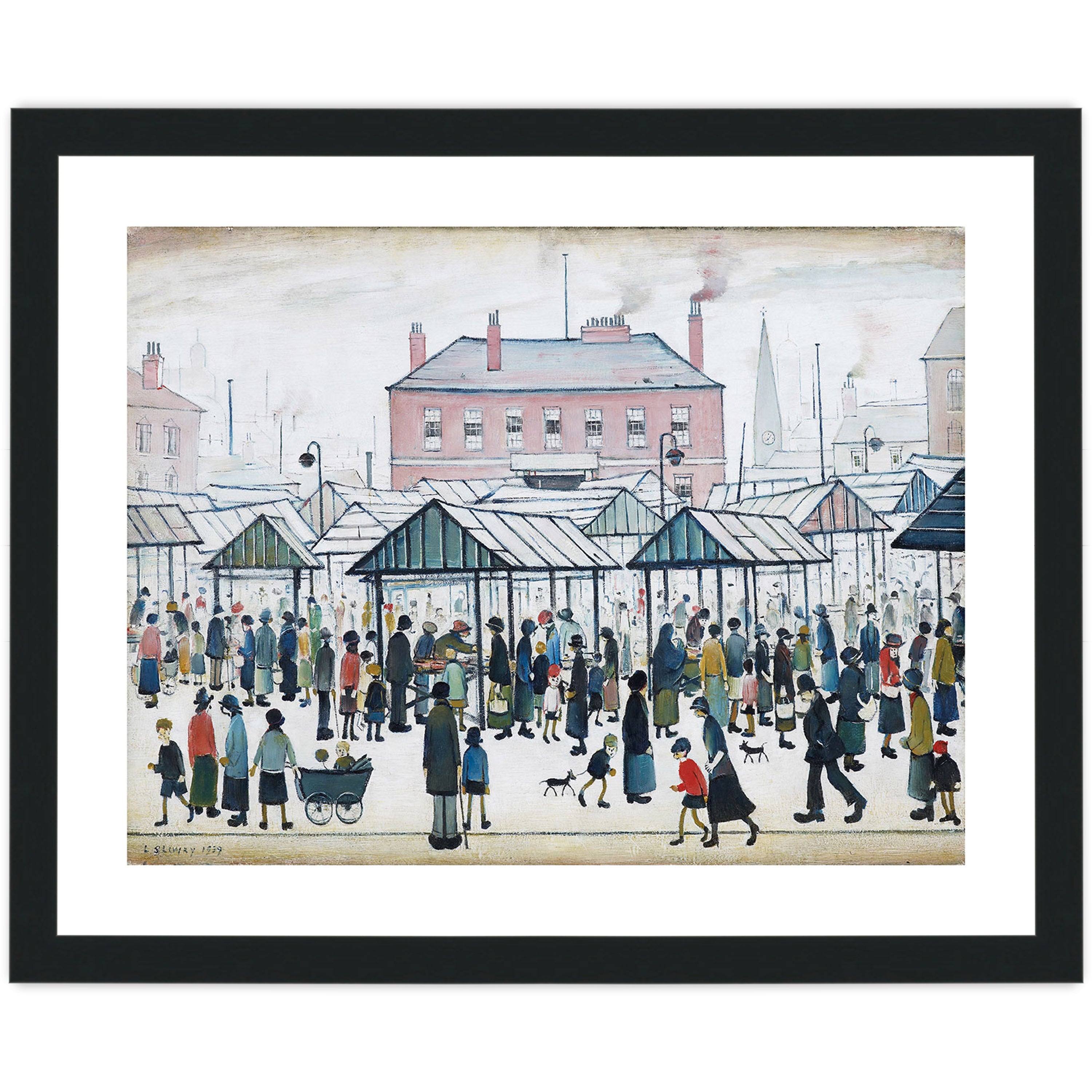 Market Scene, Northern Town, 1939