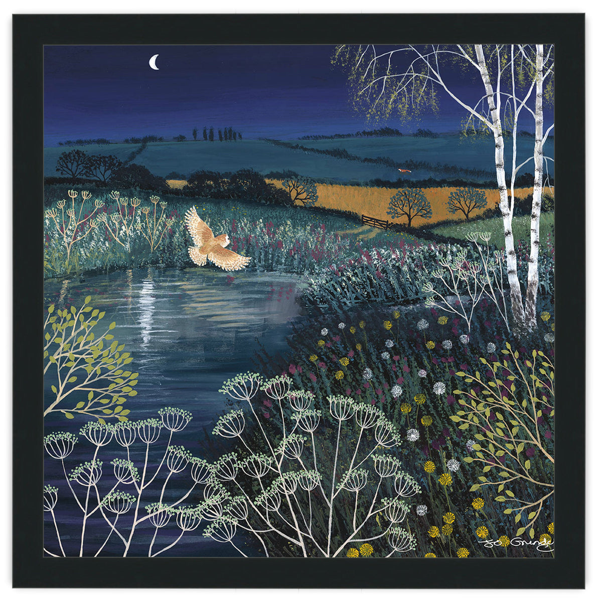 Over Moonlit Pool